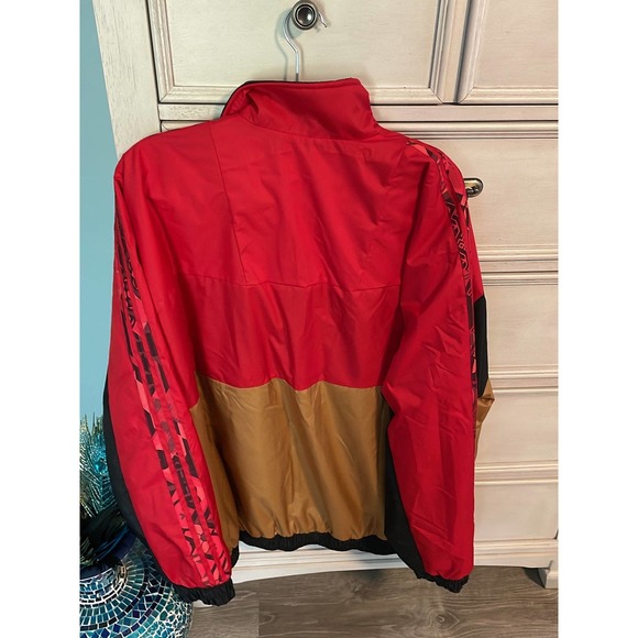 adidas Men's CNY Reversible Woven Jacket - Red nwt large - Picture 3 of 8